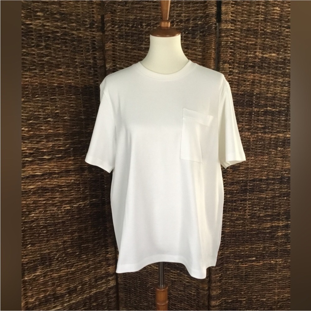 ATHLETA WOMEN GALLERY TEE UPF BREATHABLE WATER RESISTANT SIZE  LARGE
